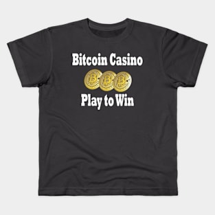 Bitcoin Bull Run Casino Kids T-Shirt